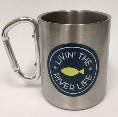 Livin' The River Life Carabiner Cup