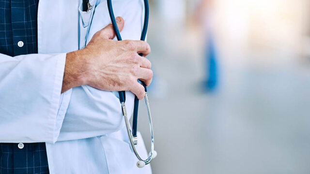 doctor holding a stethoscope